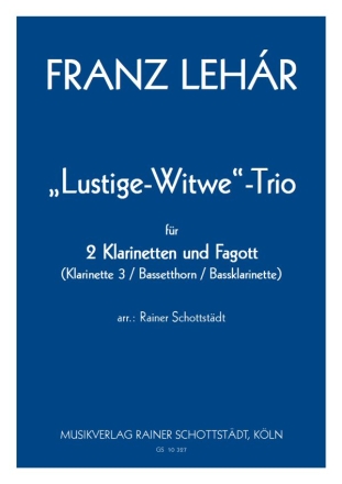 Lustige-Witwe-Trio, arr. R.Schottstdt 2Cl,Fg