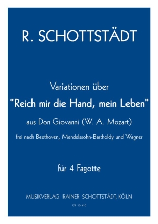 Variationen ber Reich mir die Hand 4 Fg