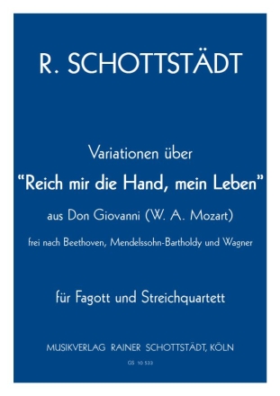 Variationen ber Reich mir die Hand Fg + Streichquartett