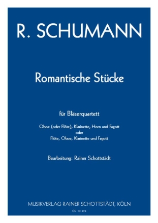 Romantische Stcke fr Blserquartett, arr. R.Schottstdt Ob,Cl,Hrn,Fg