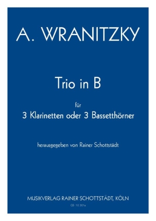Trio in B, arr. R.Schottstdt 3Cl oder 3BH