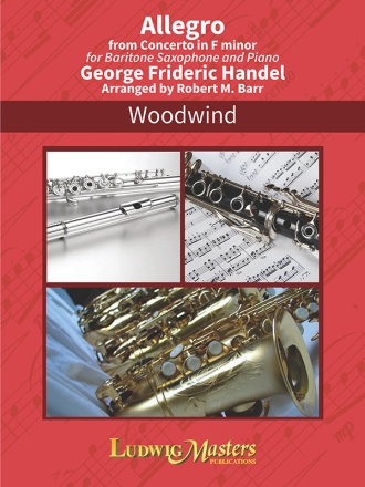 Allegro from Concerto in F minor Saxophone Solo