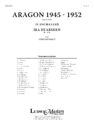 Aragon 1945-'52: IV. Enchanted (c/b sc) Symphonic wind band