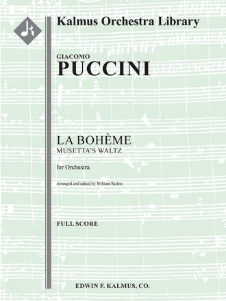 Musetta's Waltz (f/o sc) Full Orchestra