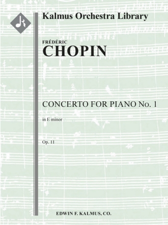 Piano Concerto No 1 in Em (f/o sc) Full Orchestra