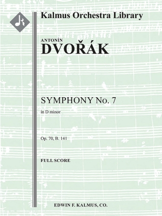 Symphony No 7 in Dm, Op. 70 (f/o sc) Full Orchestra
