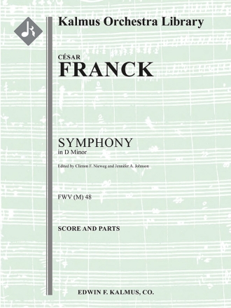 Symphony in D minor, FWV (M). 48 (f/o) Full Orchestra