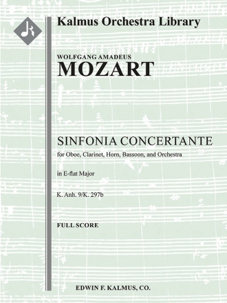 Sinfonia Concertante in Eb (f/o sc) Full Orchestra