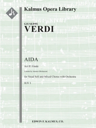 Aida: Act II, Finale (f/o sc) Full Orchestra
