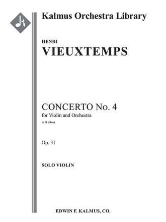 Violin Concerto No 4 in Dm (f/o) Full Orchestra