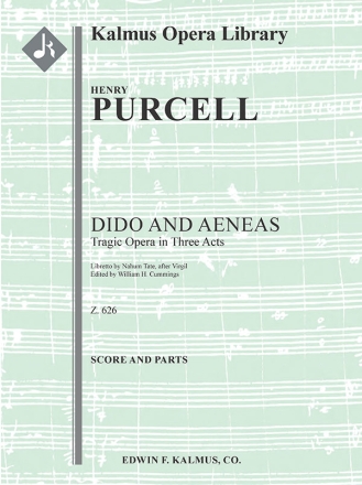 Dido & Aeneas, Z. 626 (f/o) Full Orchestra