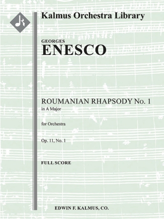 Roumanian Rhapsody No 1 in A (f/o sc) Full Orchestra