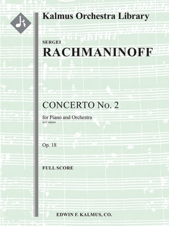 Piano Concerto No 2 in Cm (f/o sc) Full Orchestra