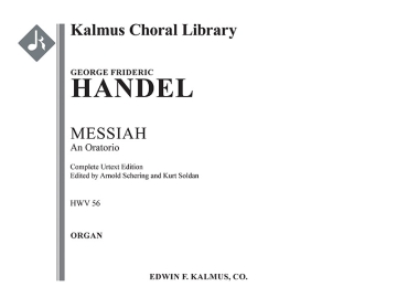 Messiah, HWV 56 (complete Urtext) (f/o) Full Orchestra