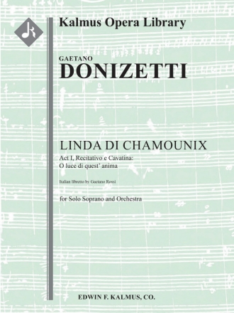 O luce di quest' anima (soprano) Full Orchestra