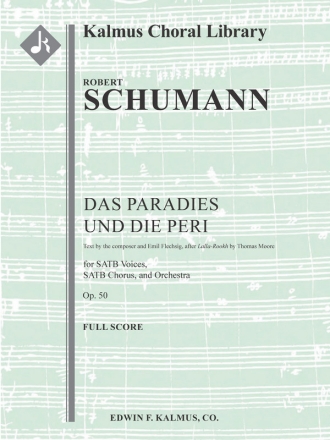 Das Paradies und die Peri (f/o sc) Scores
