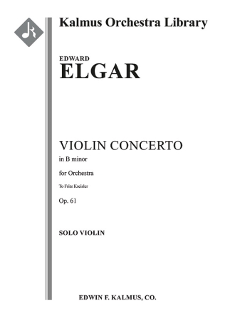 Violin Concerto in B minor (f/o) Full Orchestra