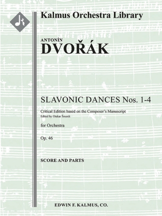 Slavonic Dances Op 46 Nos. 1-4 (f/o) Full Orchestra