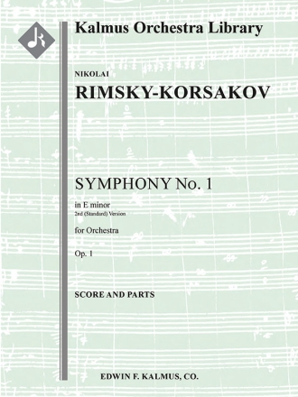 Symphony No. 1 in Em, Op 1 (f/o) Full Orchestra