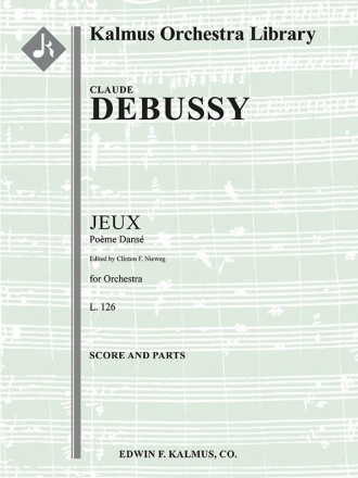 Jeux: Poeme Danse (compl f/o) Full Orchestra