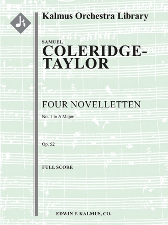 Four Novelletten No 1 in A (s/o sc) Full Orchestra