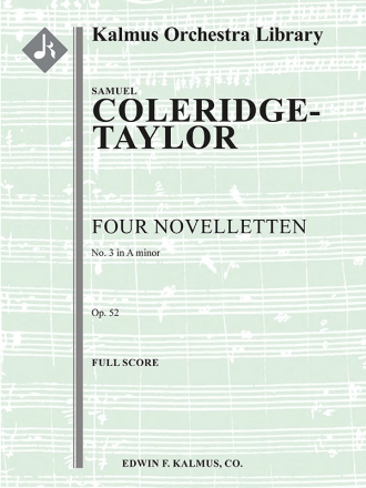 Four Novelletten No 3 in Am (s/o sc) Full Orchestra