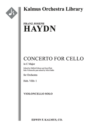 Concerto for Cello in C (f/o) Full Orchestra