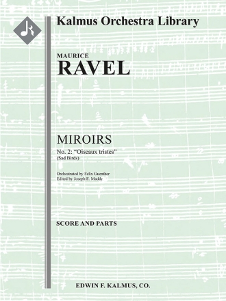 Miroirs No. 2: Oiseaux Tristes (f/o) Full Orchestra