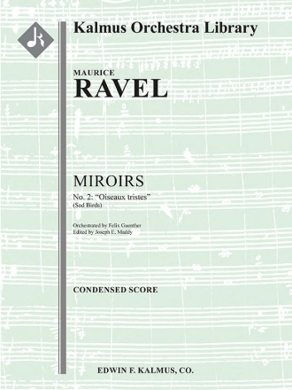 Miroirs No. 2: Oiseaux Tristes (f/o sc) Full Orchestra