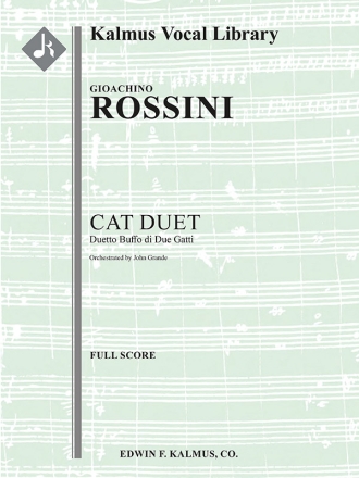 Cat Duet (f/o sc) Full Orchestra