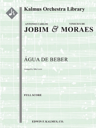 Agua De Beber (f/o sc) Full Orchestra