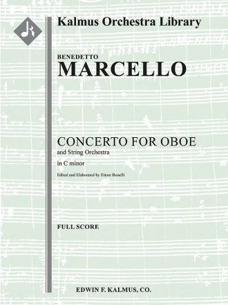 Concerto for Oboe in C minor (s/o sc) Full Orchestra