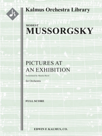 Pictures at an Exhibition (f/o sc) Scores
