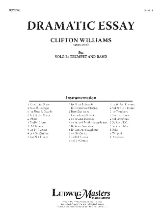 Dramatic Essay for Solo Trumpet & Band Symphonic wind band