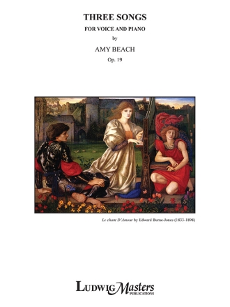 Three Songs, Op. 19 Solo Voice Classical