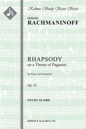 Rhapsody on Paganini (pno f/o study sc) Full Orchestra