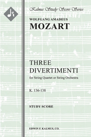 Three Divertimenti (s/o) String Orchestra