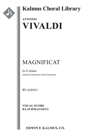 Magnificat in G minor, RV 610/611 Mixed voices