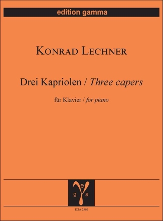 Drei Kapriolen fr Klavier
