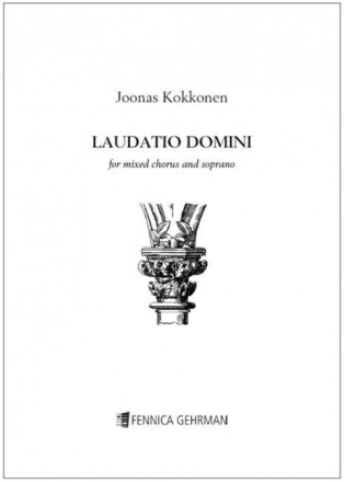 Laudatio Domini gemischter Chor und Sopran solo Chorpartitur