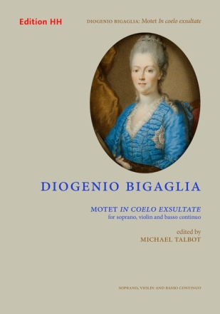 In coelo exsultate Sopran, Violine und Basso continuo Partitur und Stimmen