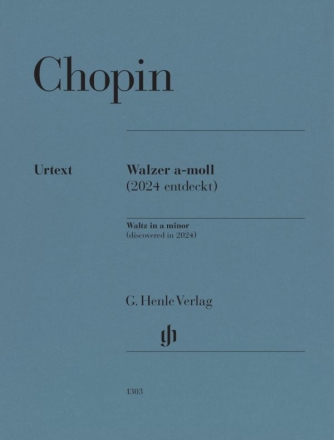 Walzer a-Moll (2024 entdeckt) fr Klavier mit Faksimile