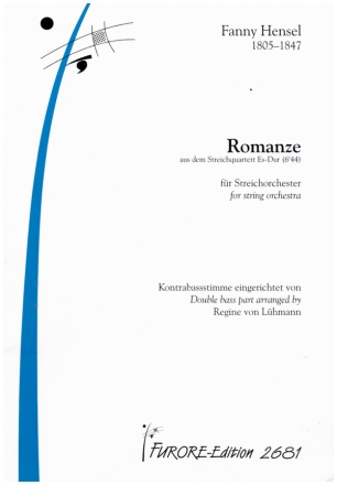 Romanze aus dem Streichquartett Es-Dur  fr Streichquintett (2 Violinen, Viola, Cello und Kontrabass) Partitur