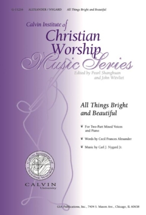 All Things Bright and Beautiful Gemischter Chor mit Ensemble Chorpartitur