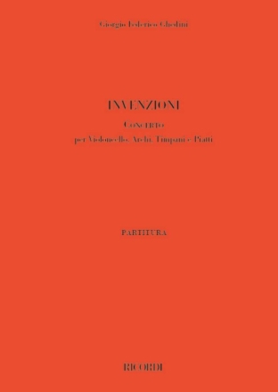 Invenzioni Streichorchester Partitur