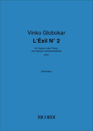 L'xil N 2 Kammerensemble Partitur