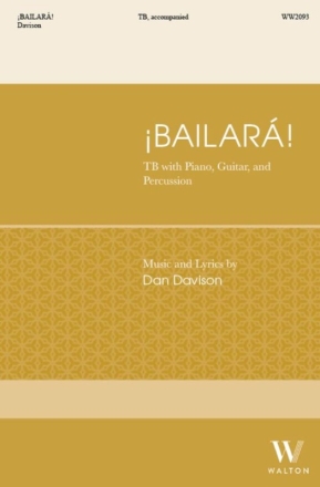 Bailar Mnnerchor mit Begleitung Chorpartitur