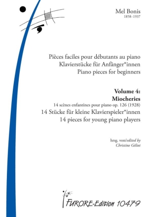 Klavierstcke Band 4 -Miocheries op.126 (1928) fr Klavier