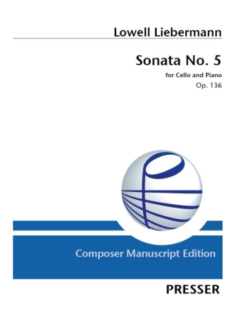 Sonata No. 5 Violoncello und Klavier Partitur und Stimme