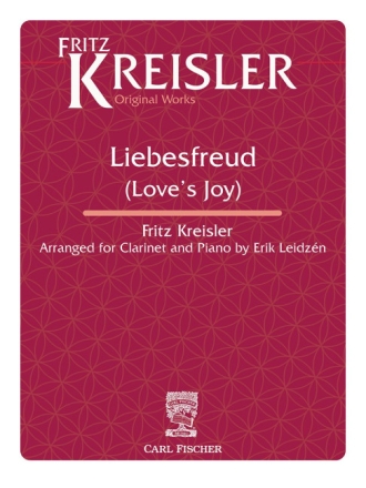 Liebesfreud Klarinette und Klavier ( Klarinette 2 und 3 ad libitum) Partitur und Stimmen